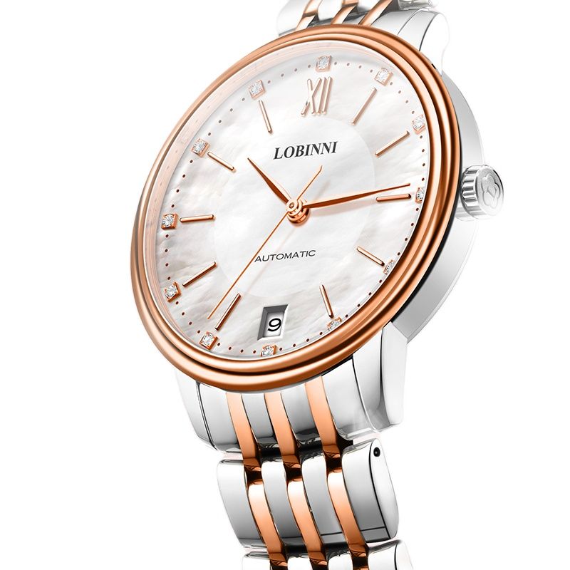 Luxury Watch In Japan - LOBINNI Bayanlar Otomatik Mekanik Saat Elmas