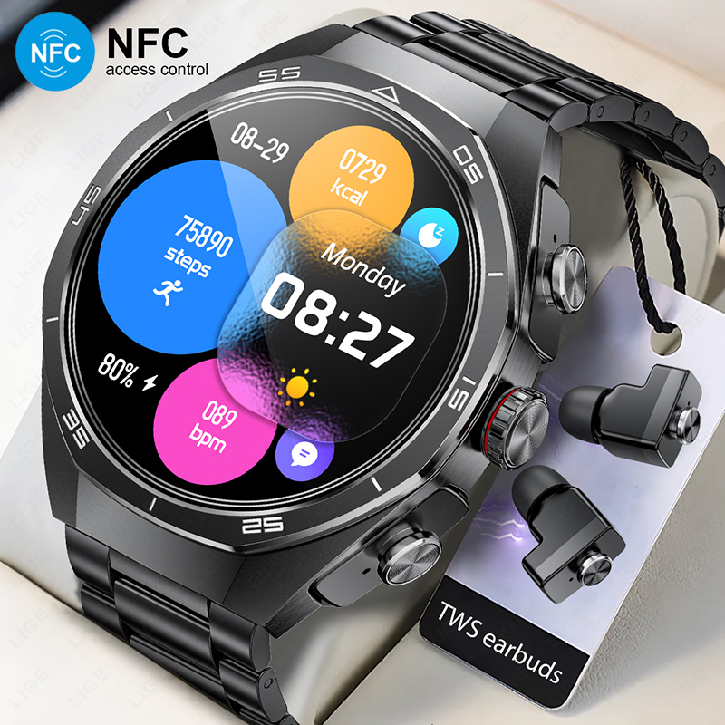 Luxury Watch Arabic - YENİ Android İçin TWS Müzik Kulaklıkları