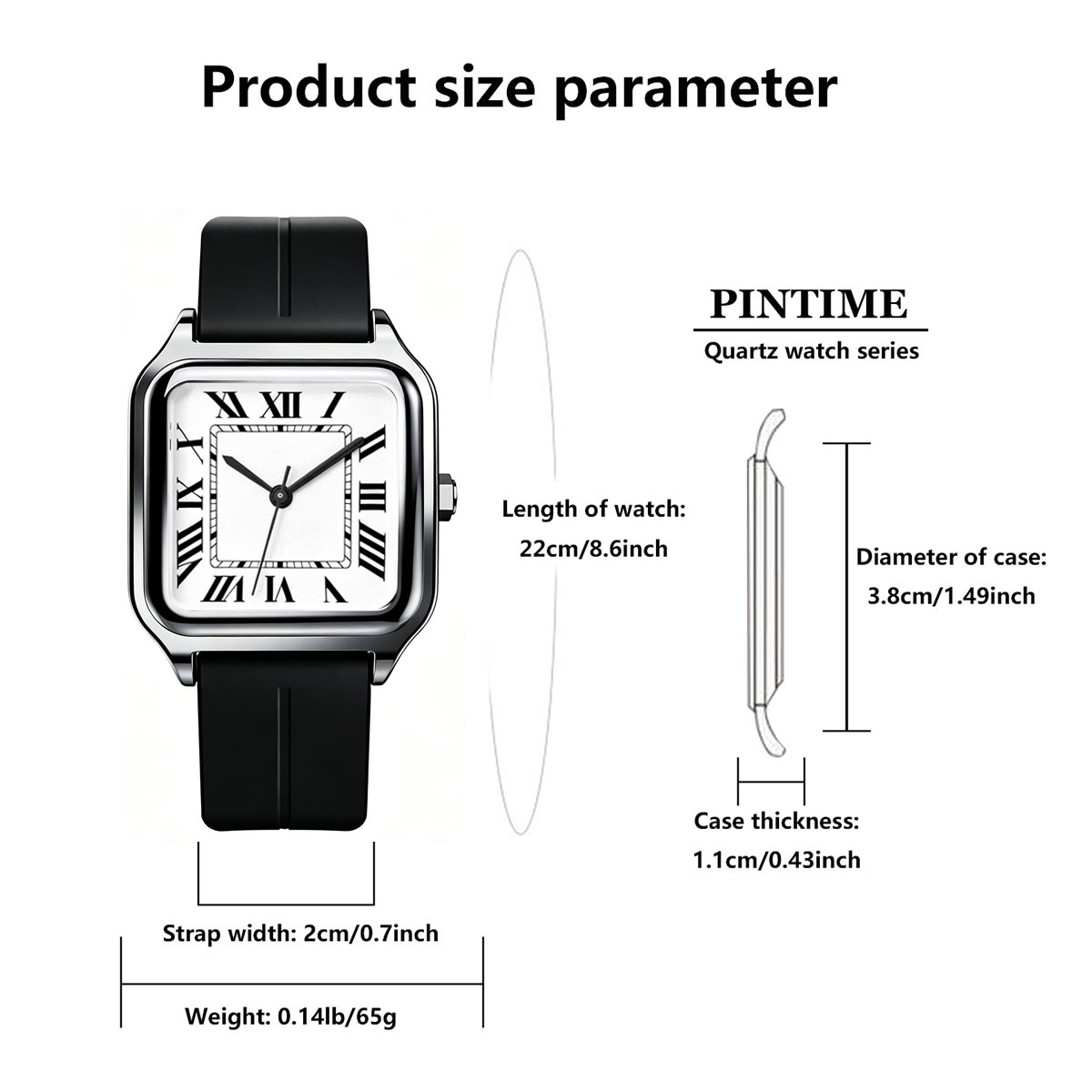 Erkek Kare Lüks Saat, Büyük Ar - Luxury Watch Arabic incelemesi ve fiyatı