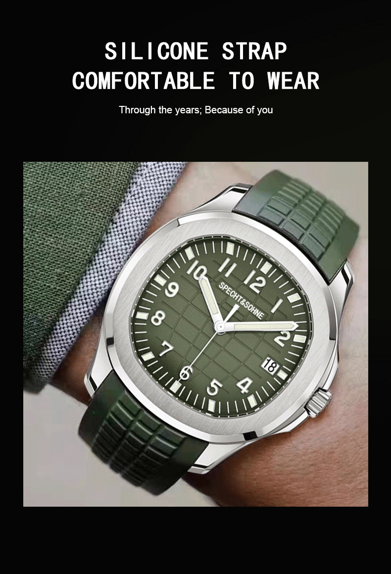 2025 Yeni erkek Saatleri Otoma - Luxury Watch Rubber Strap incelemesi ve fiyatı