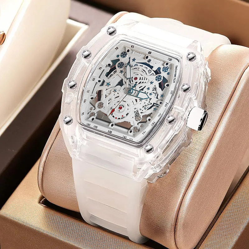 Tonneau Moda Kuvars Saat Erkek - Luxury Watch Rubber Strap incelemesi ve fiyatı