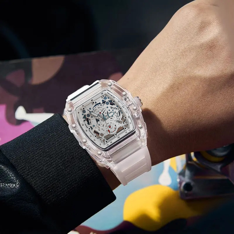 Tonneau Moda Kuvars Saat Erkek - Luxury Watch Rubber Strap incelemesi ve fiyatı