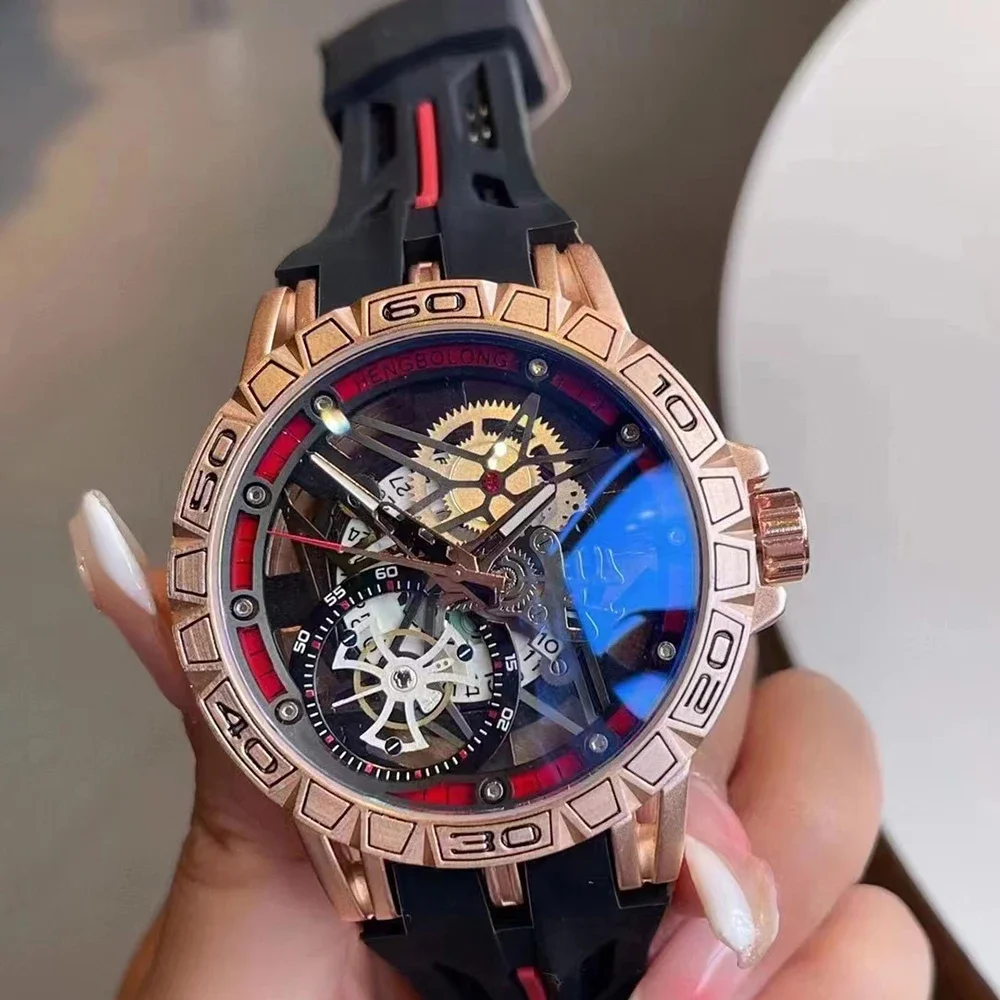 3D Kuvars Saatler Erkekler Lük - Luxury Watch Rubber Strap incelemesi ve fiyatı