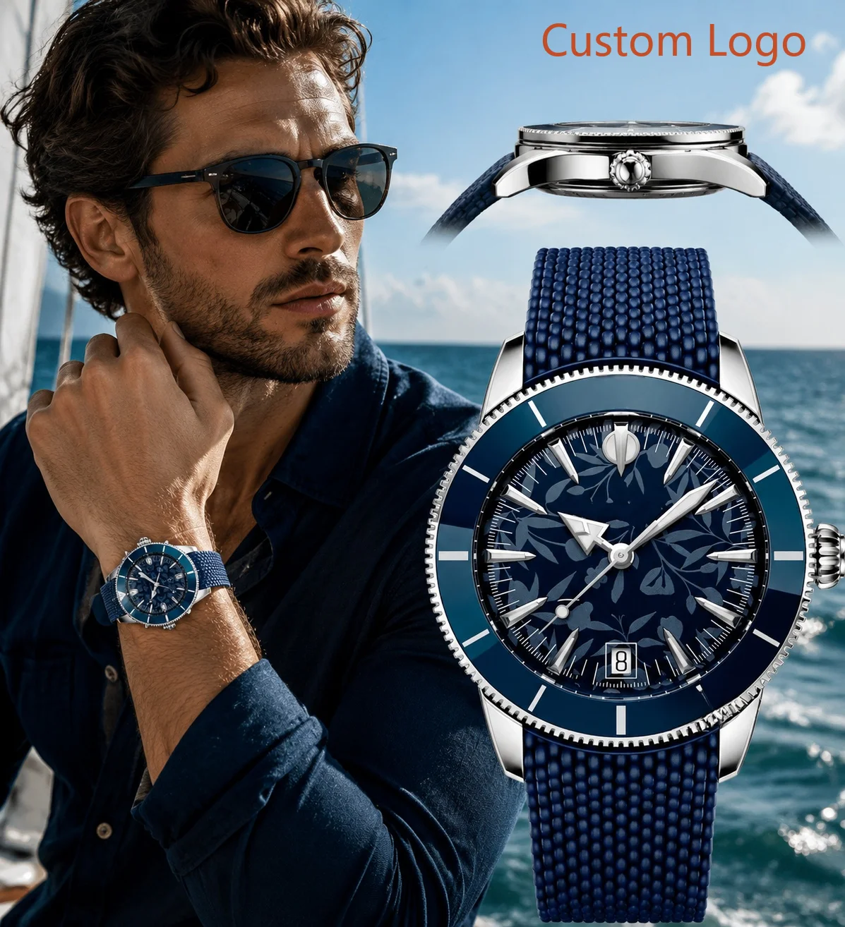 Erkekler 46mm Dalış Otomatik S - Luxury Watch Rubber Strap incelemesi ve fiyatı
