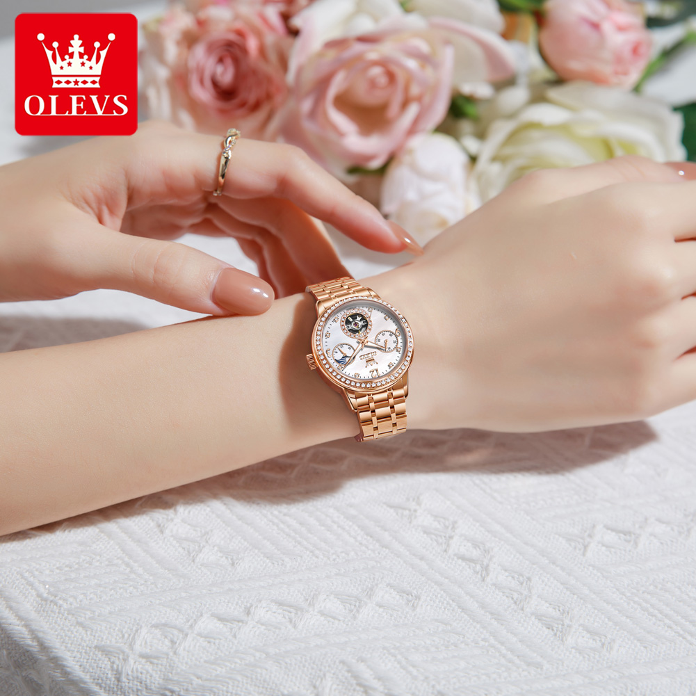 OLEVS kadın saatleri üst marka - Luxury Watch Usa incelemesi ve fiyatı