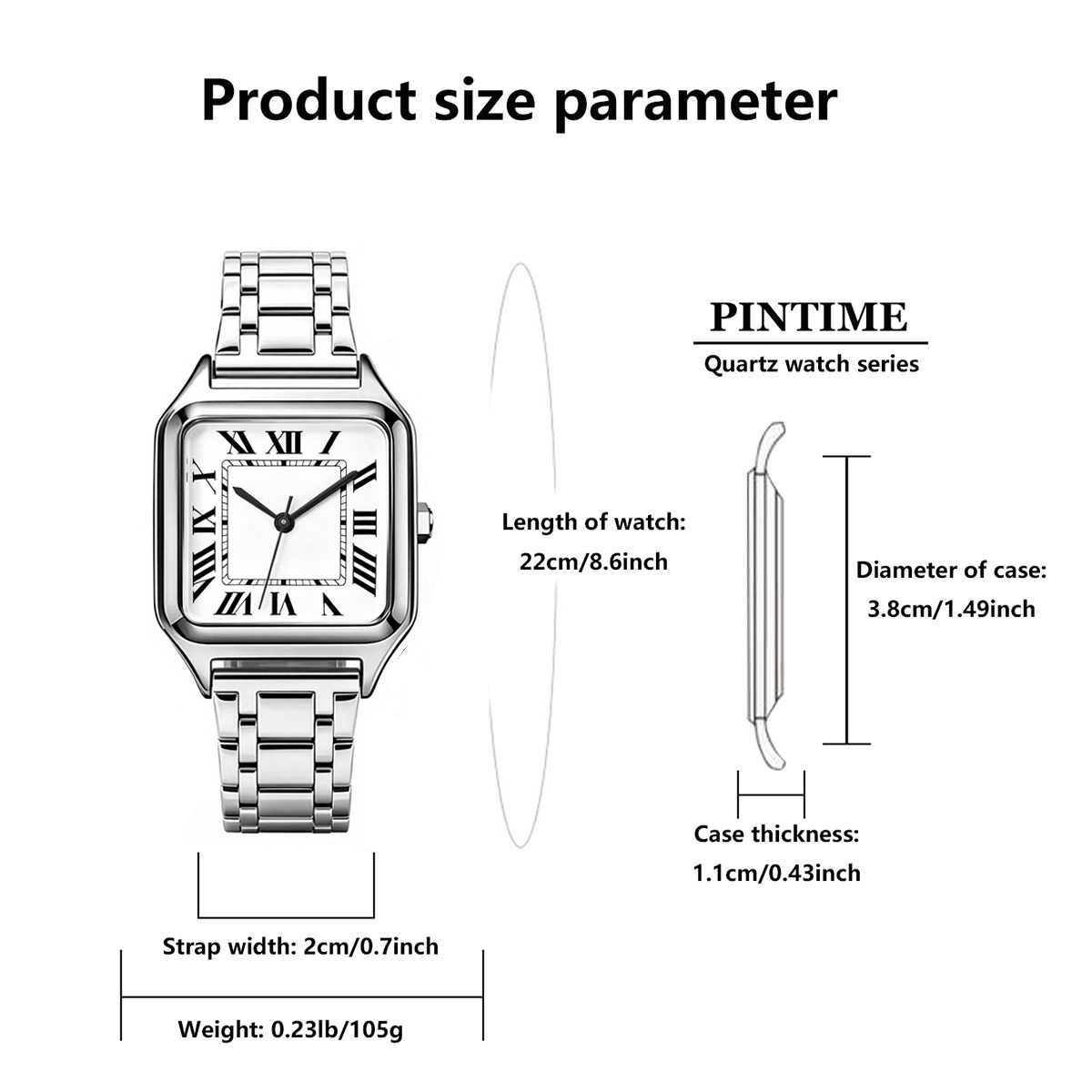 Bayanlar için Kare Lüks Saat,  - Luxury Watch Arabic incelemesi ve fiyatı