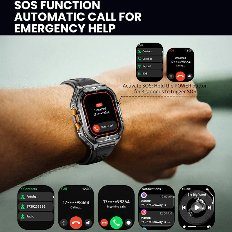 Lüks AMOLED Akıllı Saat Gerçek - Luxury Watch Arabic incelemesi ve fiyatı